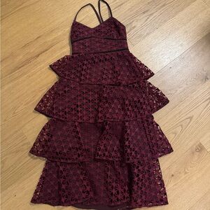 Club Monaco burgundy dress!
